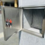 RVS brievenbus inbouw deurtje - brievenbusdeur